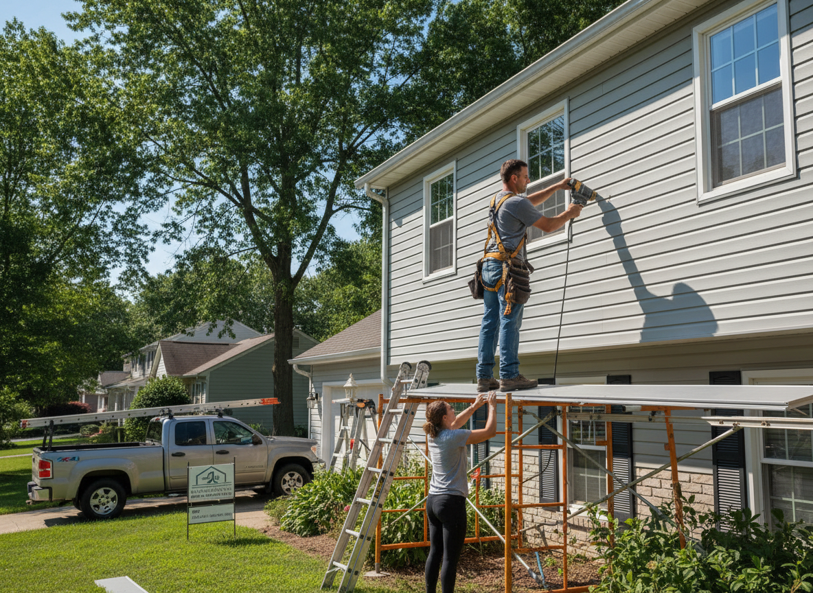 Siding contractor in Clough Pike