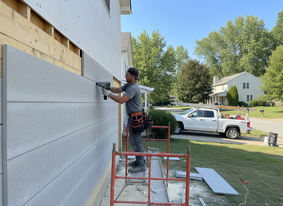 concrete board siding in Anderson Township