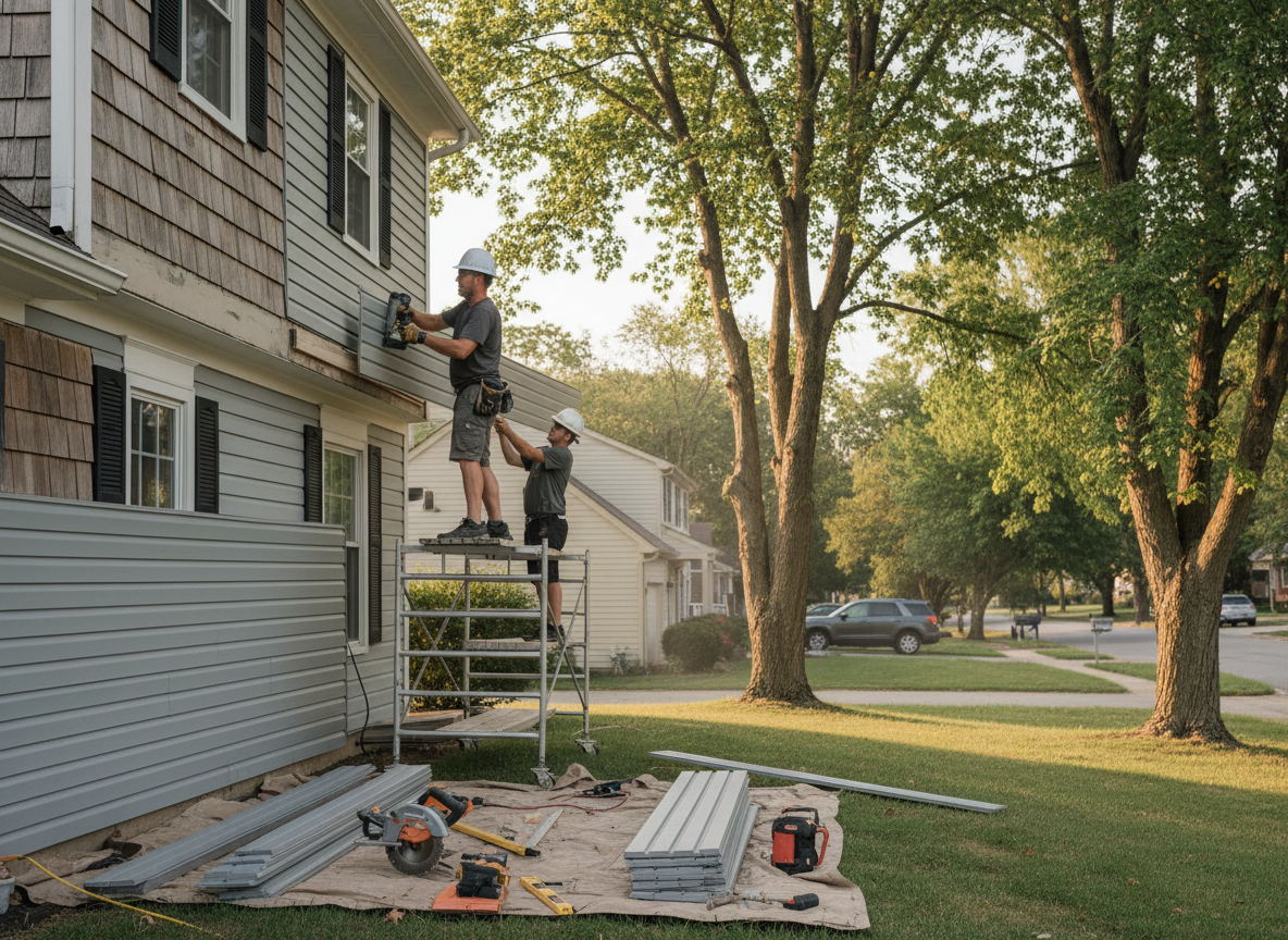 residential siding contractors in Anderson Township